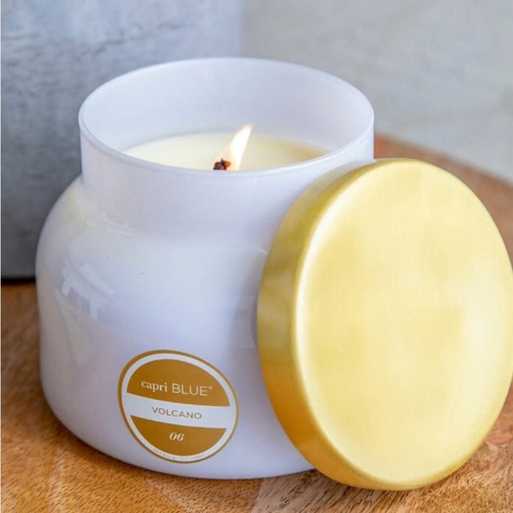 capri BLUE Volcano Candles